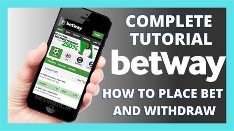 How to Withdraw via PayPal on the Betway App .